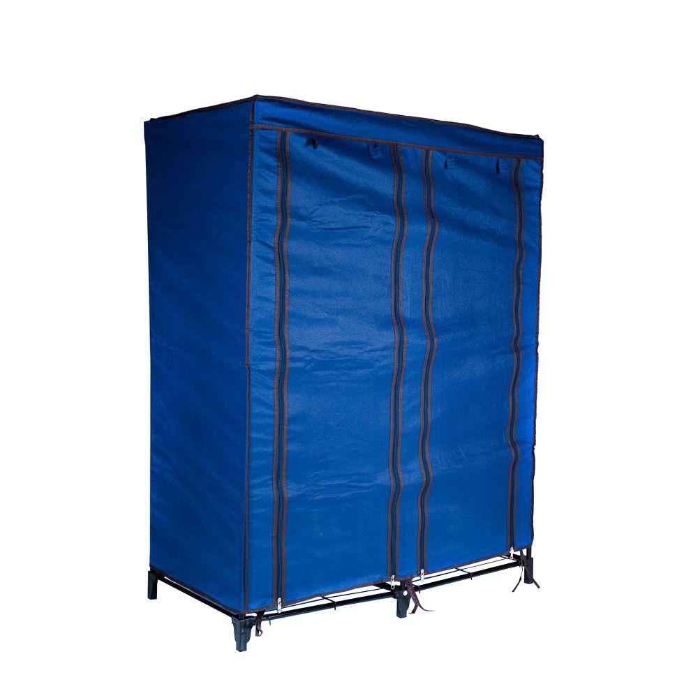 Trademark Home Navy Blue Portable Closet with 4Shelves82625214 The