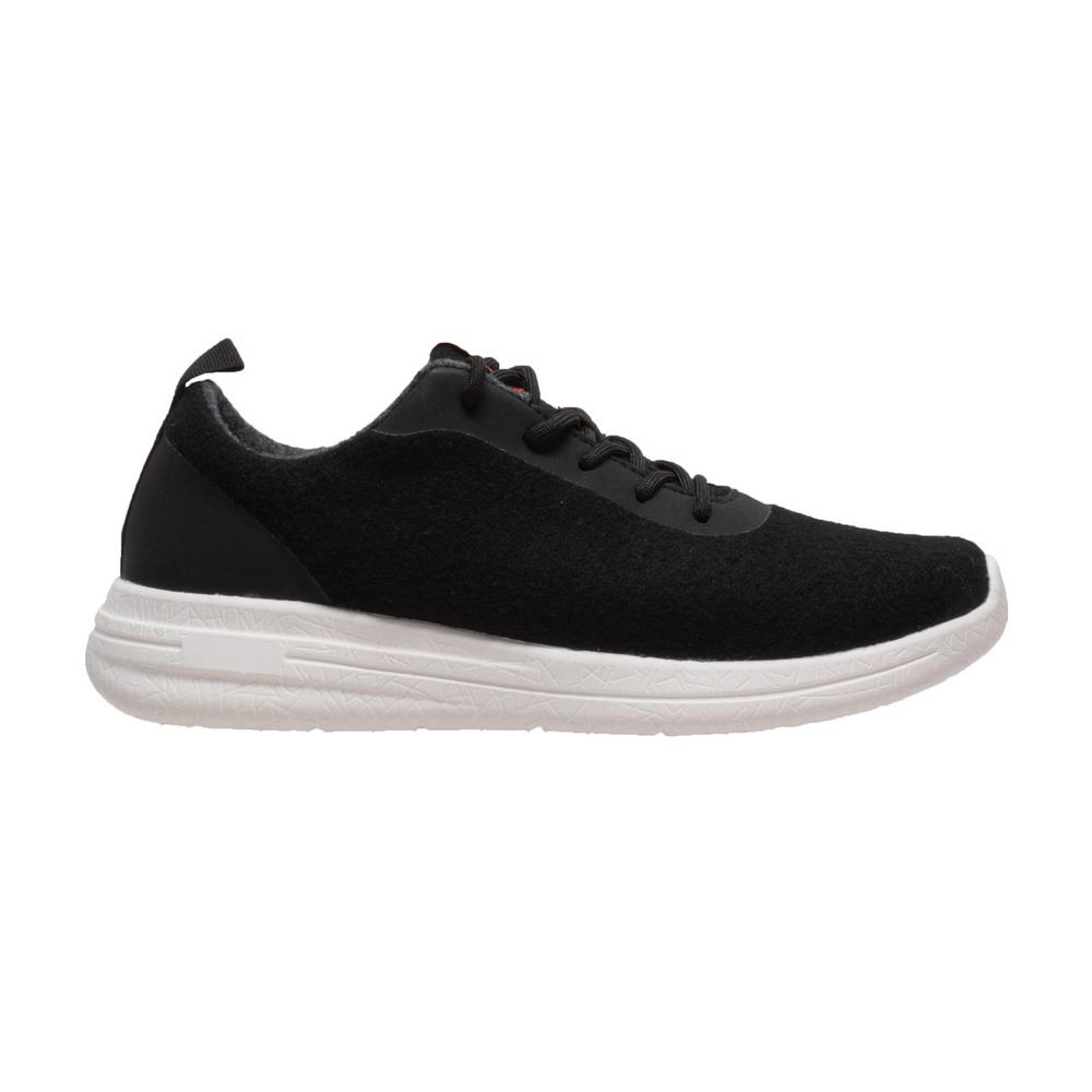 Black Wool Casual Shoes-AP1006-M130 