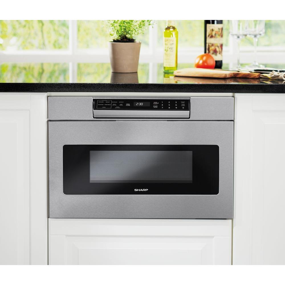 Sharp 1 2 Cu Ft 24 In Microwave Drawer With Concealed Controls