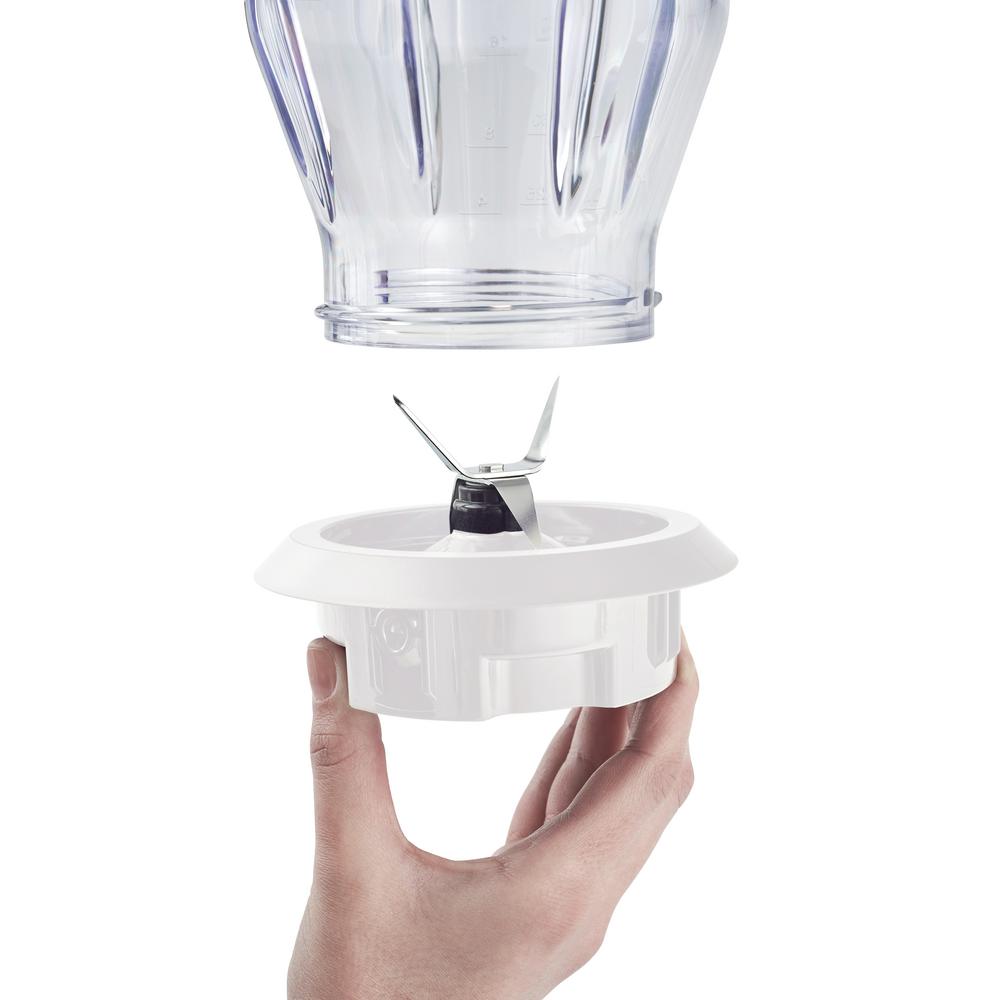 Braun Puremix 56 Oz 3 Speed White And Stainless Steel Countertop