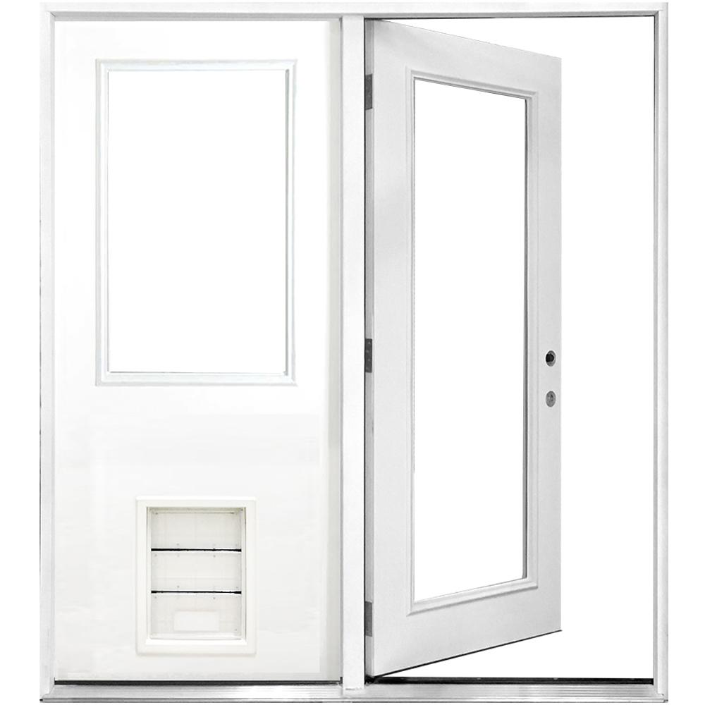 Steves Sons 60 In X 80 Clear Lite Primed White Fiberglass Steves Sons 60 In X 80 Clear Lite Primed White Fiberglass Prehung
