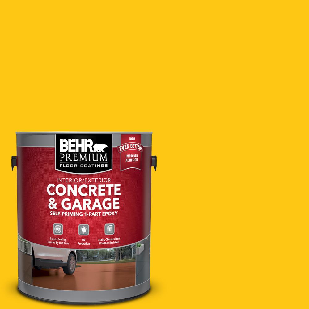 Behr Premium 1 Gal P300 7 Unmellow Yellow Self Priming 1 Part