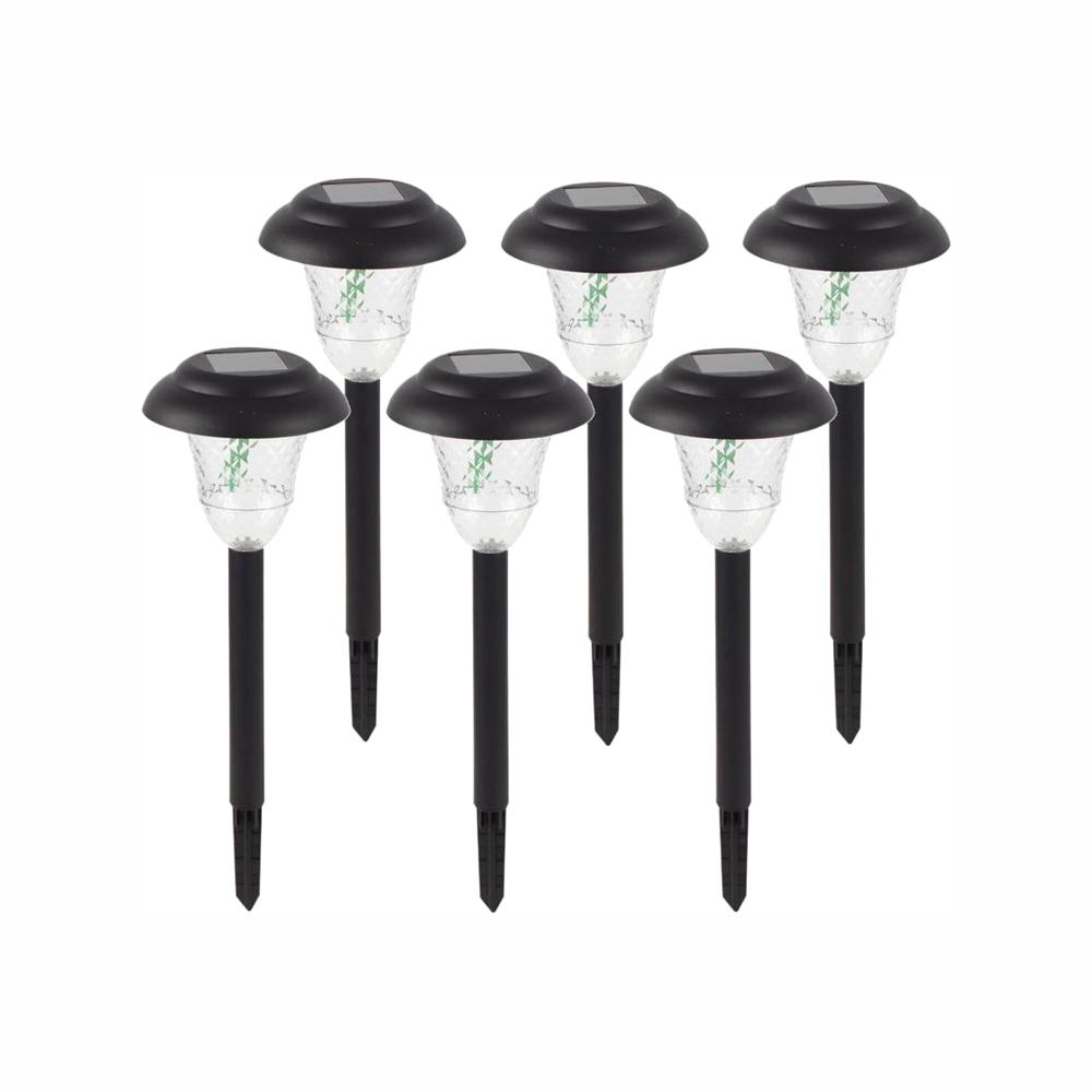 5Lumen Bronze Outdoor Integrated LED Landscape Path Light with Solar