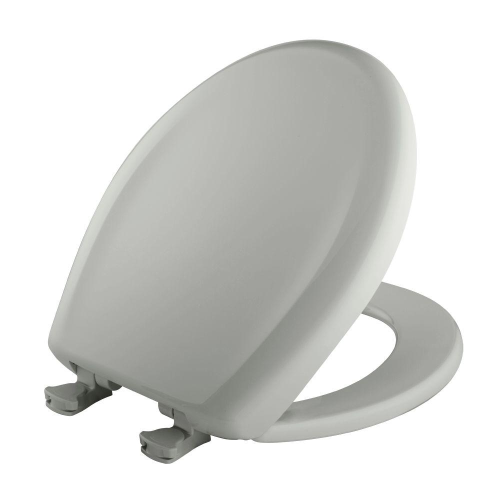 BEMIS Round Closed Front Toilet Seat in Ice Gray200SLOWT 062 The