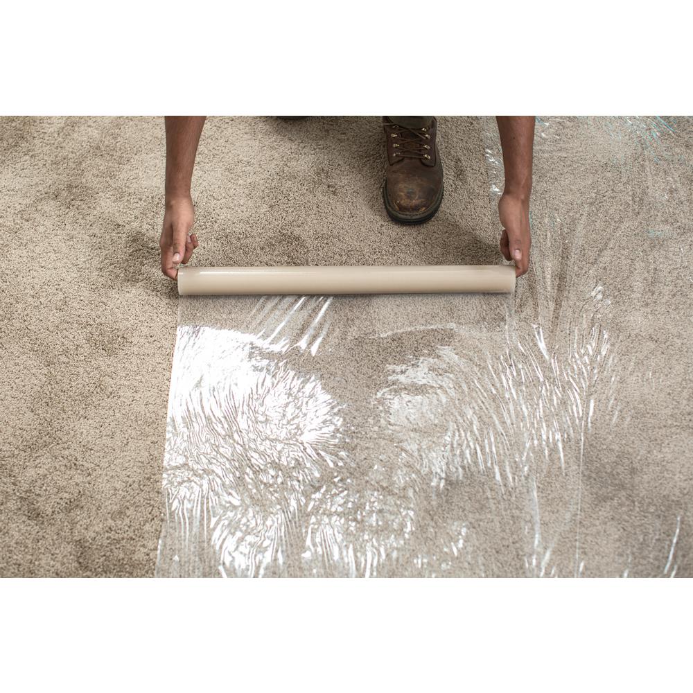 Surface Shields 24 In X 50 Ft Carpet Protection Self Adhesive