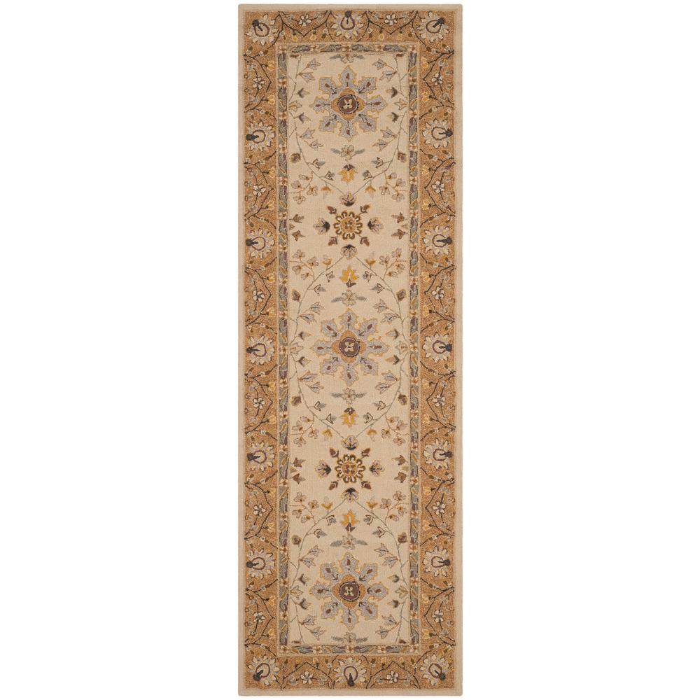 Safavieh Easy Care Ivory/Beige 2 ft. 6 in. x 10 ft. RunnerEZC751D210