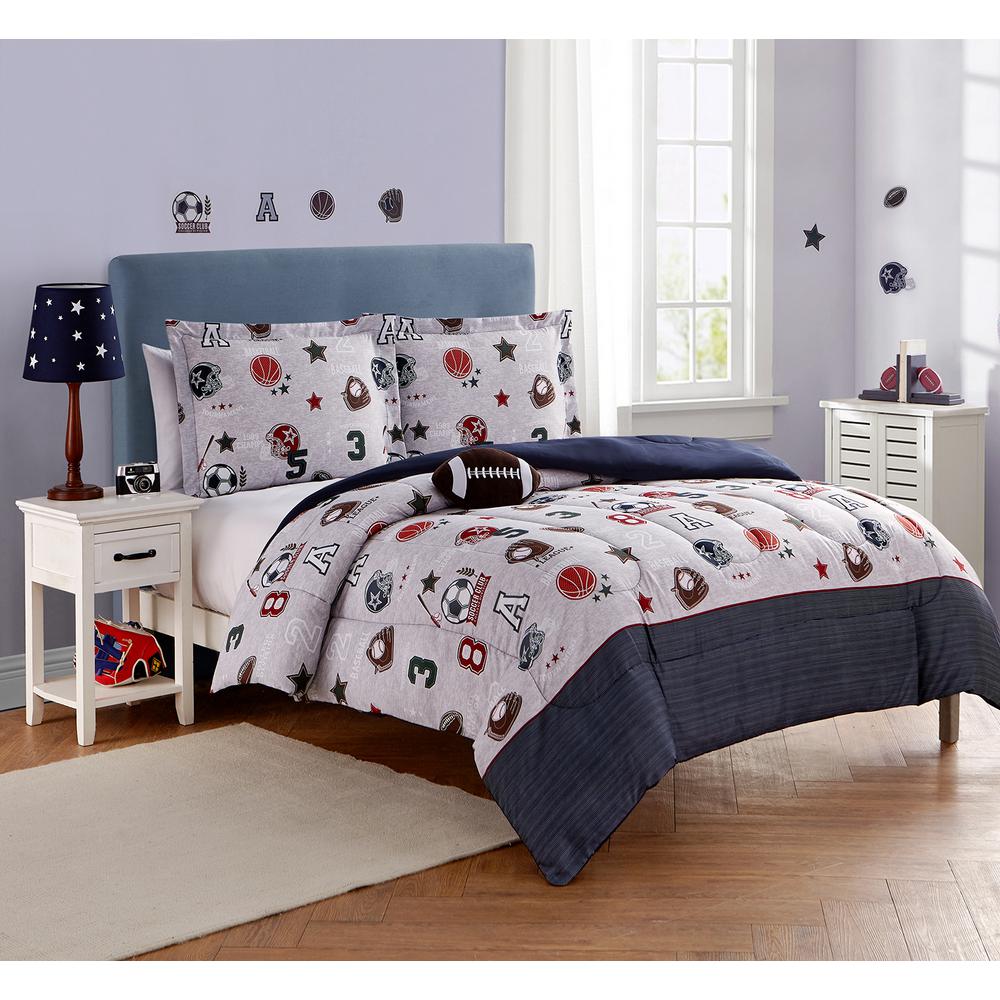Tournament Sports 4 Piece Comforter Set Tournament Sports 4 Piece Comforter Set
