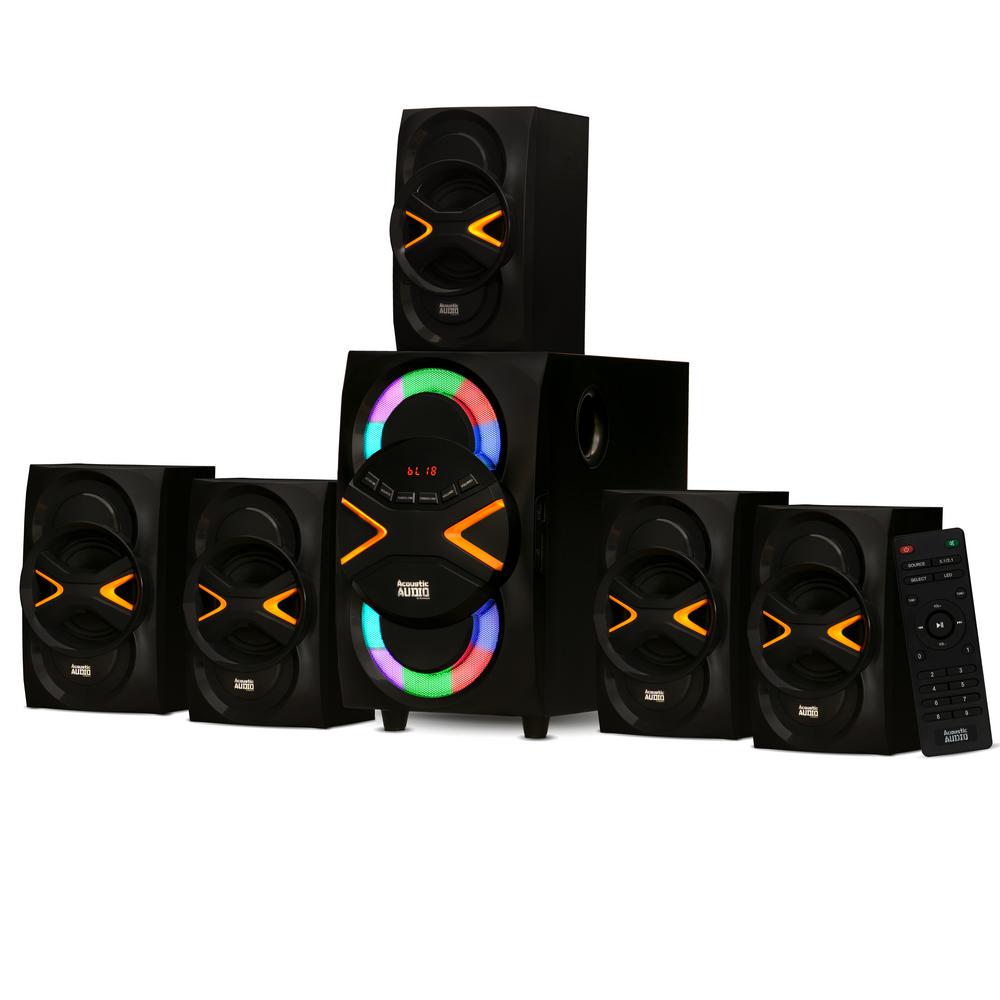 Acoustic Audio by Goldwood Bluetooth 5.1 Speaker System with LED Lights