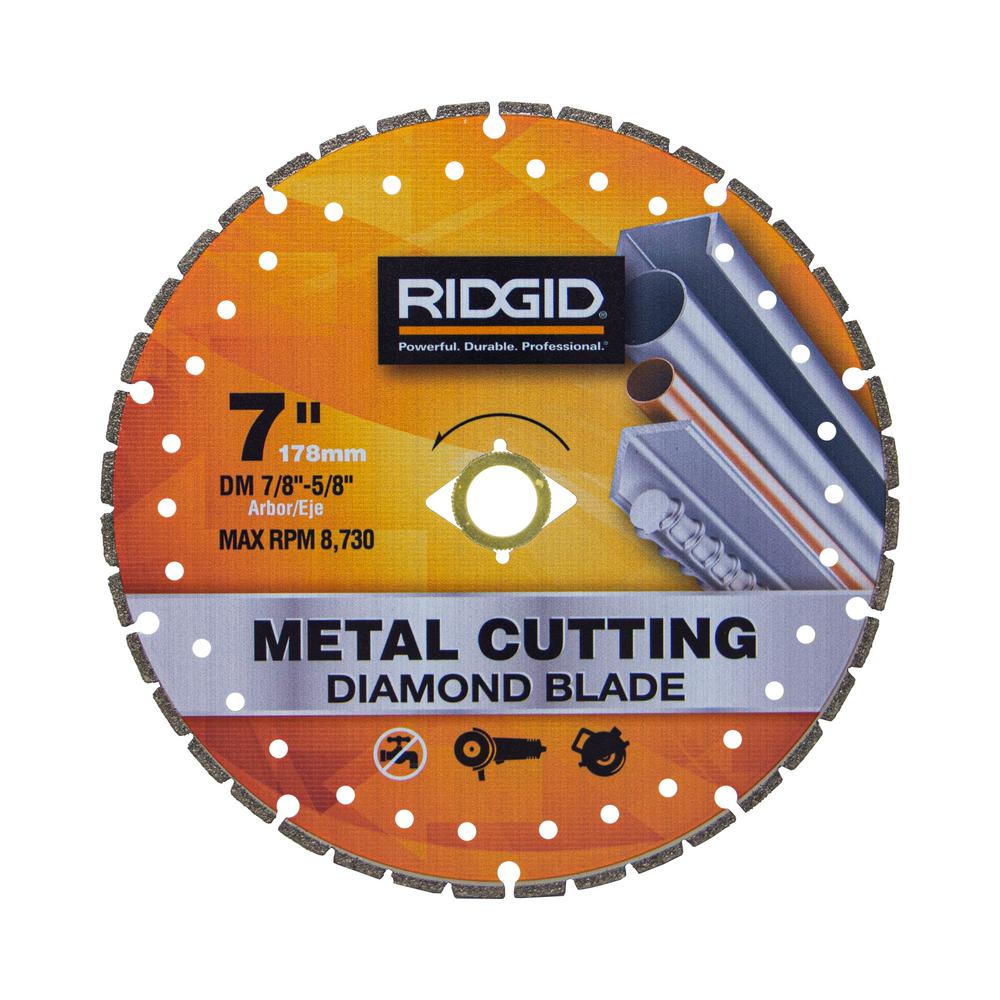 Reviews for RIDGID 7 in. Metal Cutting Diamond Blade HDLMC70 The