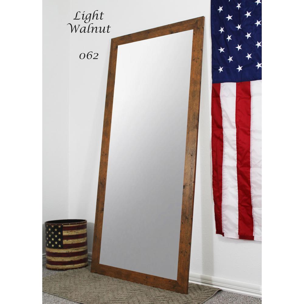 59 5 In X 20 Light Walnut Full And Floor Length Vanity Light Walnut Full And Floor Length Vanity Mirror