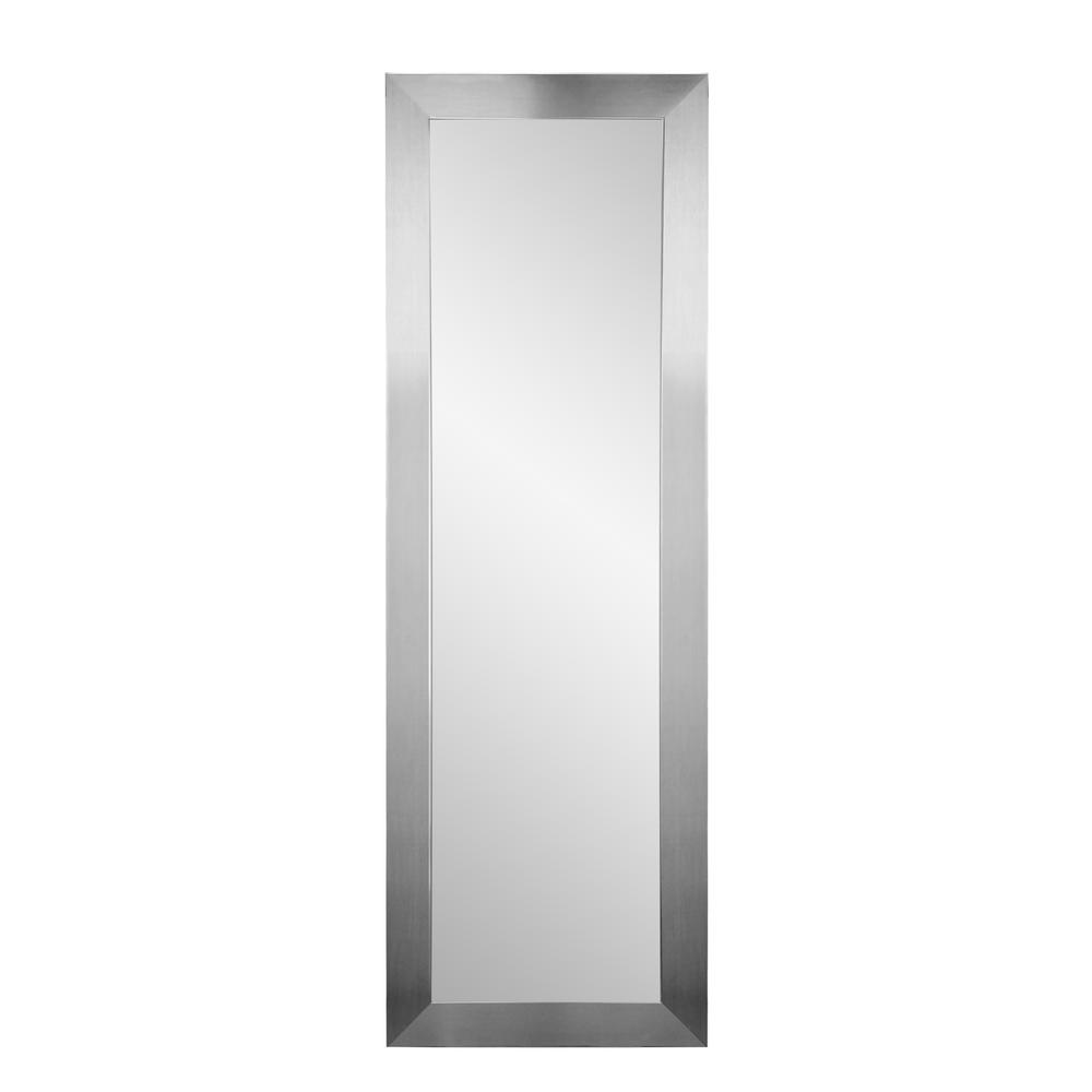 BrandtWorks Large Rectangle Silver Casual Mirror (55 in. H x 21.5 in. W