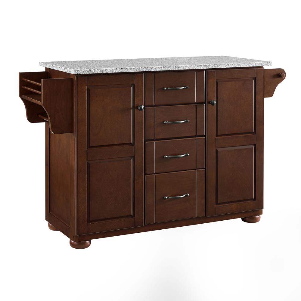 Crosley Furniture Eleanor Mahogany Kitchen Island With Granite Top