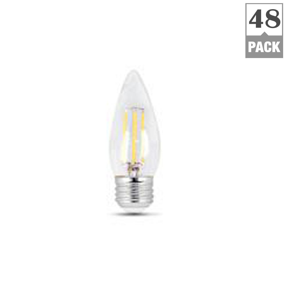 48 Blunt Tip Led Light Bulbs Lighting The Home Depot