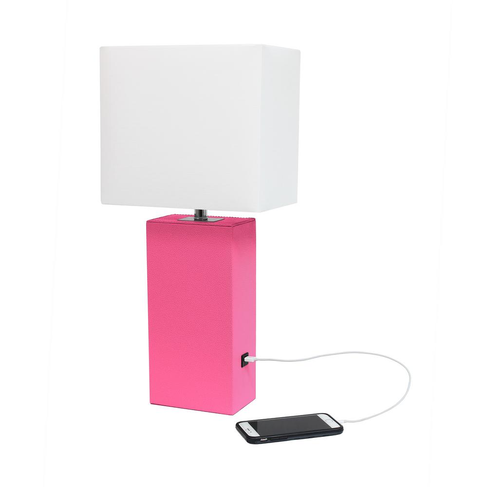 hot pink table lamp