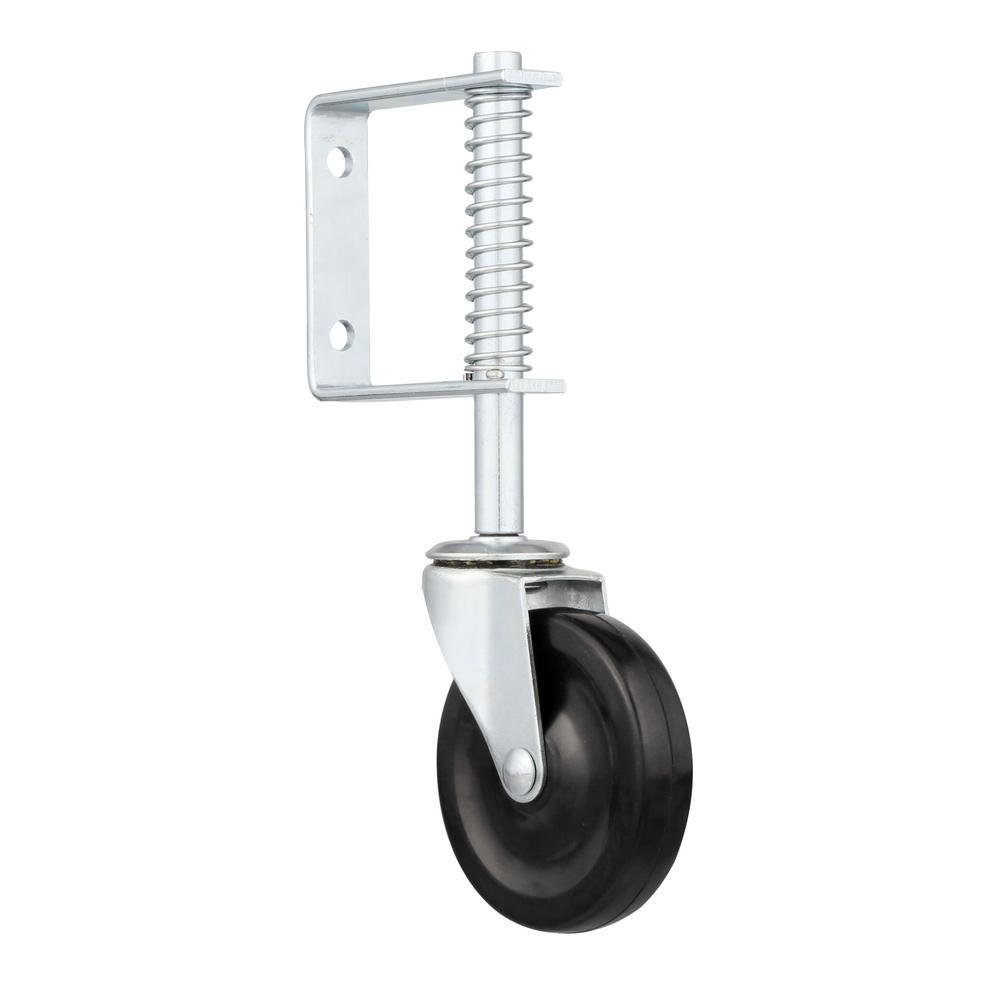 4 Inch Spring Gate Caster With Adjustable Spring Bracket And Wheels ...