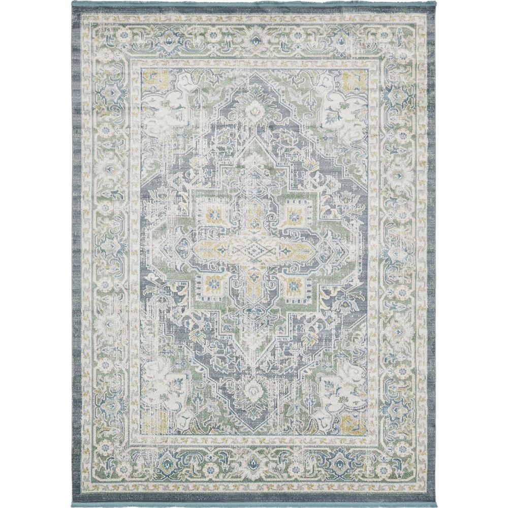 Unique Loom Baracoa Prado Blue 10 0 X 13 Area Rug