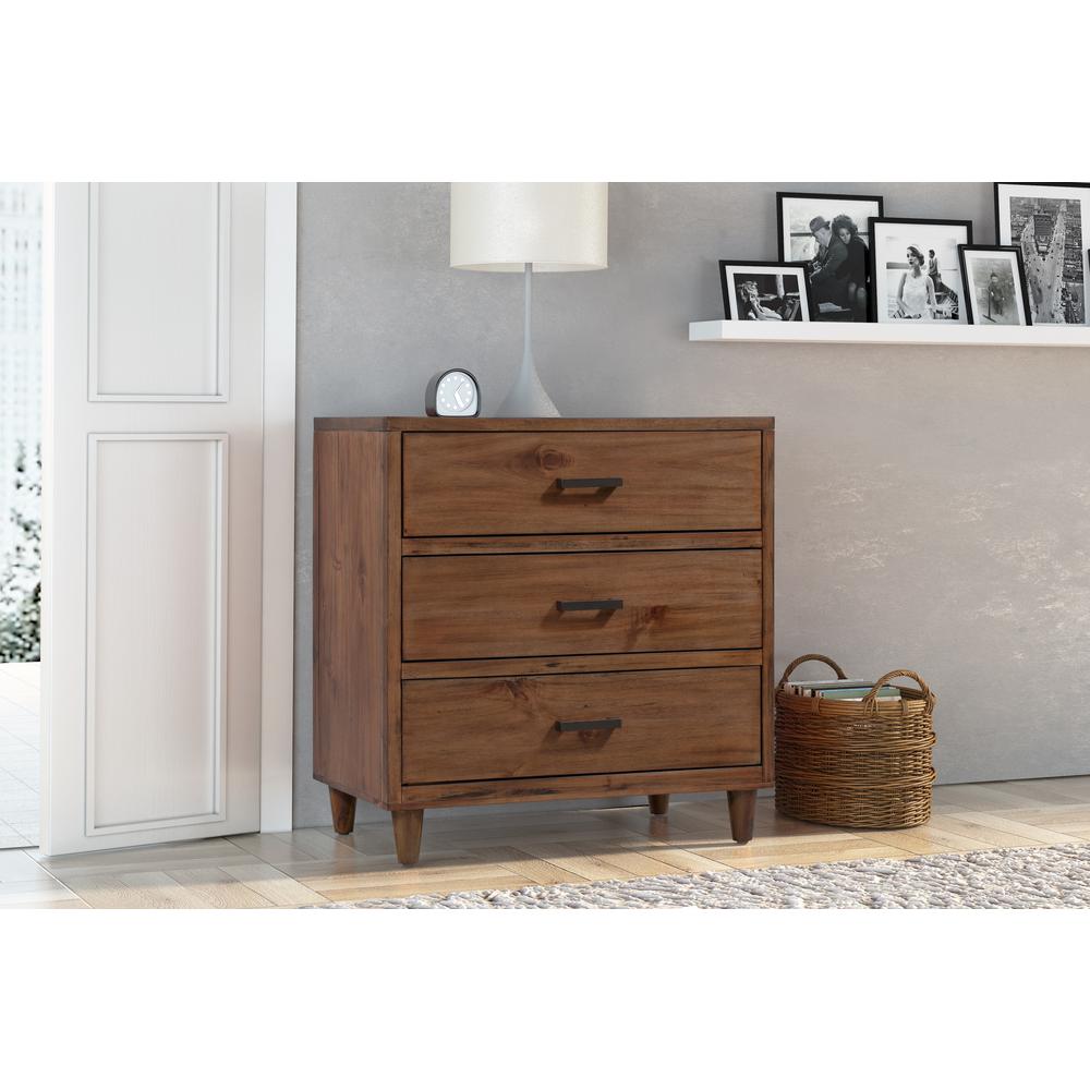 Pd Global Drum Chest 5 Drawers Brass Knobs In Vintage Solid