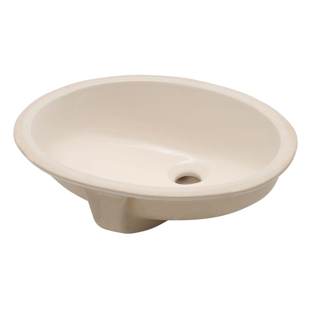 Elizabethan Classics English Turn UnderMounted Bathroom Sink in Bisque