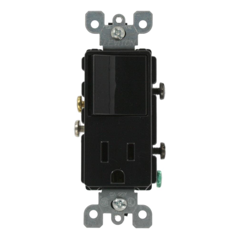 Wiring In The Home Single Pole Switch And Grounding Receptacle Combo