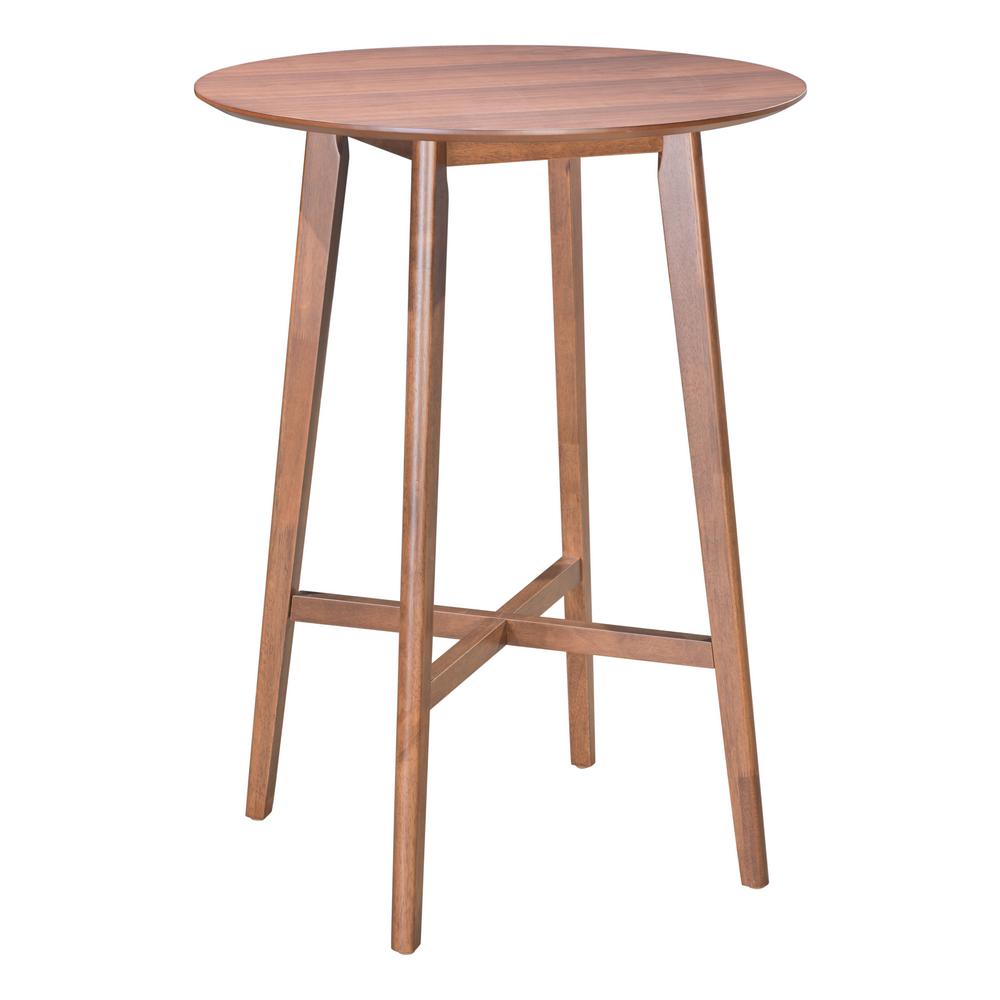 Zuo Trinity Walnut Bar Table 100953 The Home Depot Zuo Trinity Walnut Bar Table