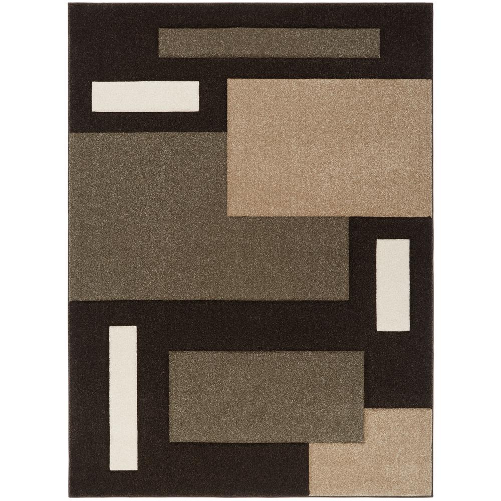 Home Dynamix Sumatra Dark Brown 8 Ft X 10 Area Rug