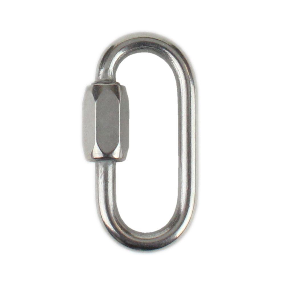 Everbilt 1/4 in. Stainless Steel Quick Link-43394 - The Home Depot 1 4 Stainless Steel Cable Home Depot