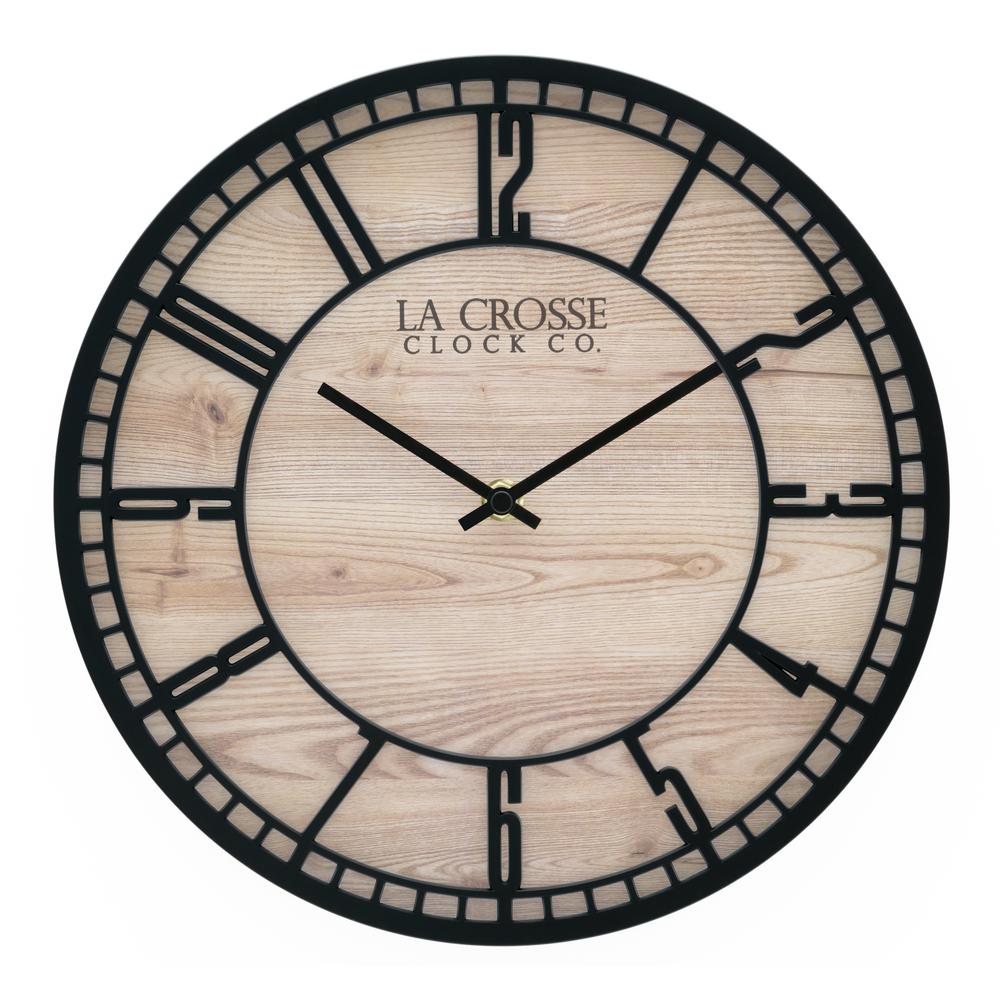 La Crosse Clock 11.5 In. Barrow Analog Quartz Wall Clock4043629 The