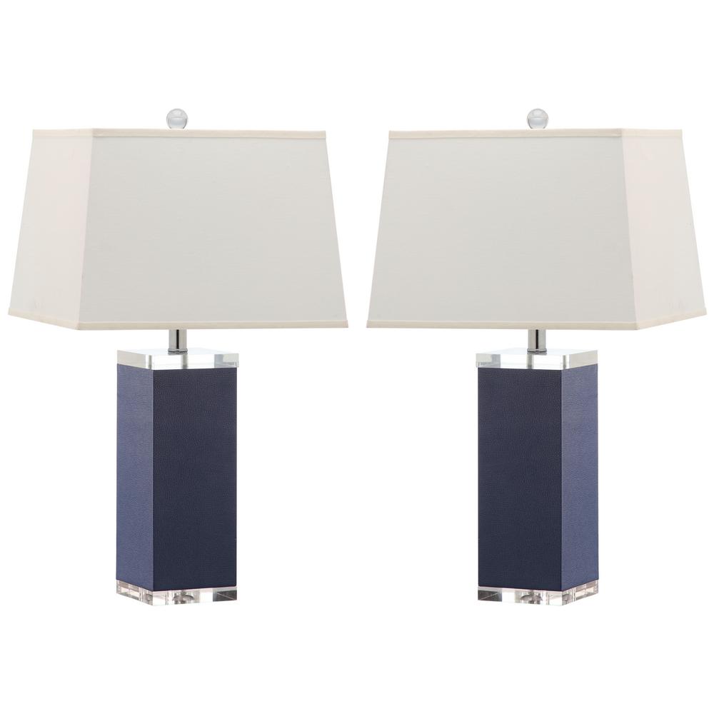 navy bedside lamp