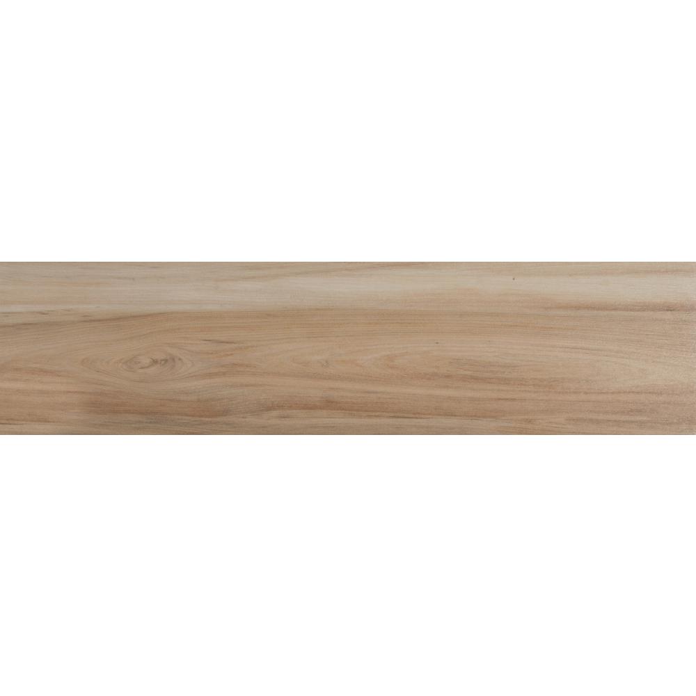 MS International Ansley Amber 9 in. x 38 in. Glazed Ceramic Floor and