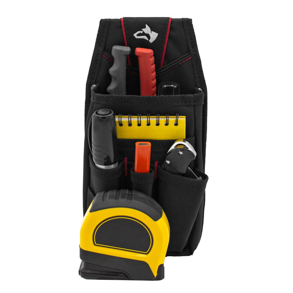 Husky 7Pocket Black Utility Tool PouchHD2066TH The Home Depot