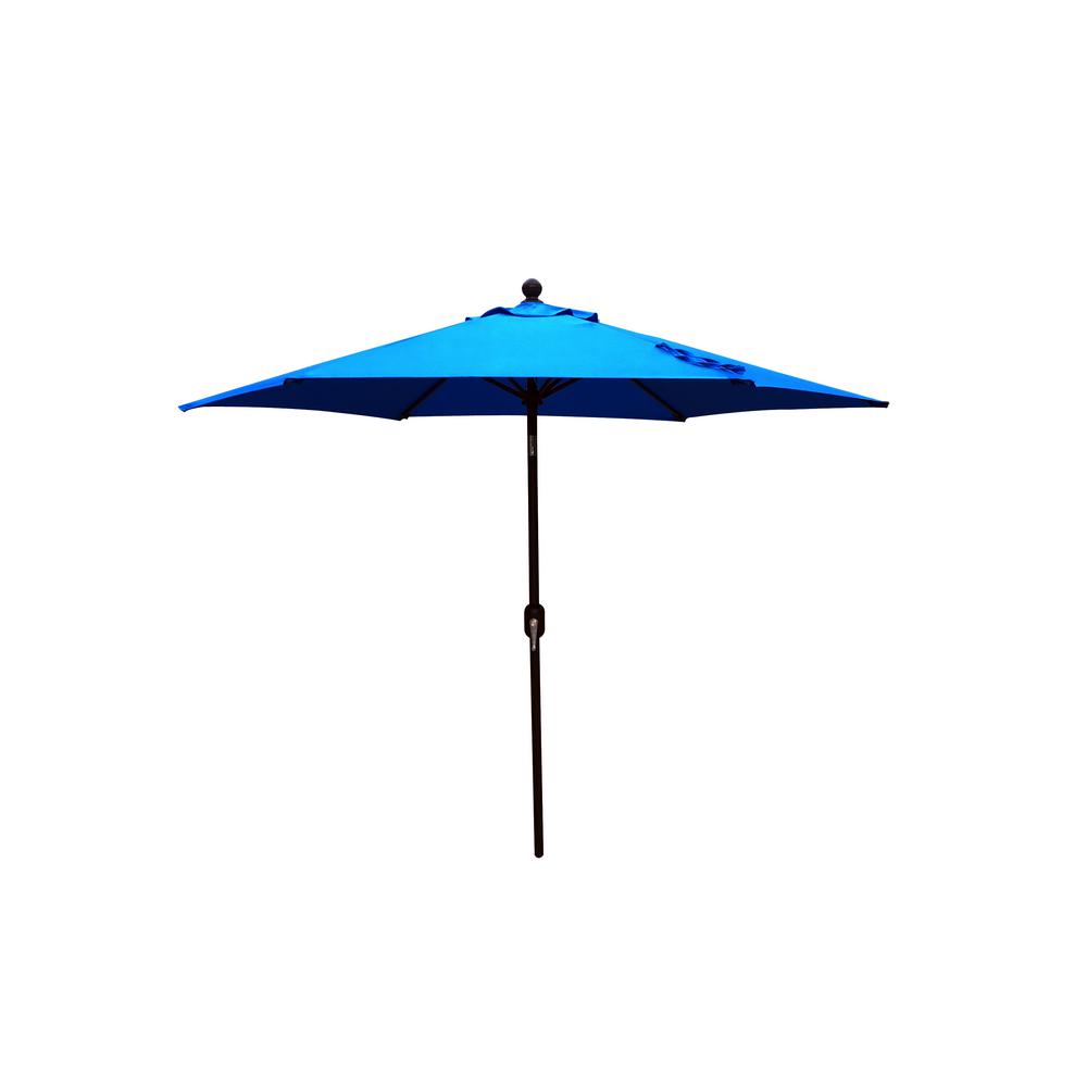 Boyel Living 9 Ft Patio Market Umbrella In Royal Blue Edwf9001 The Home Depot