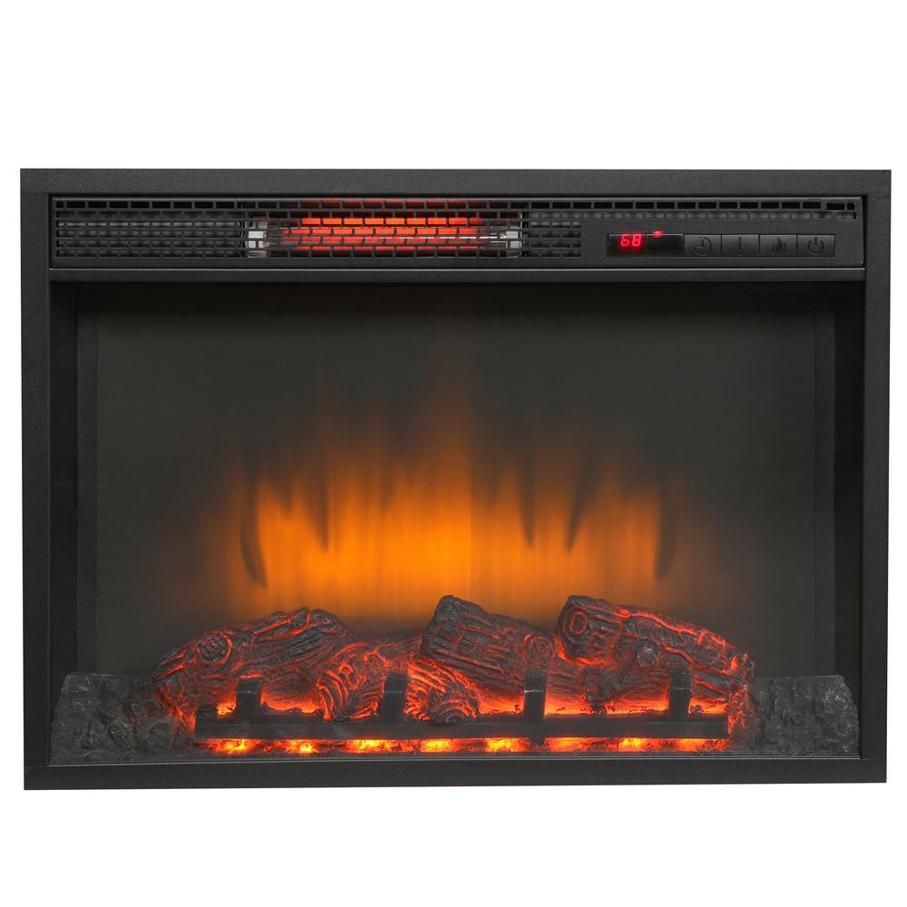 Home Decorators Collection Edenfield 48 In Freestanding Infrared Electric Fireplace Tv Stand Espresso