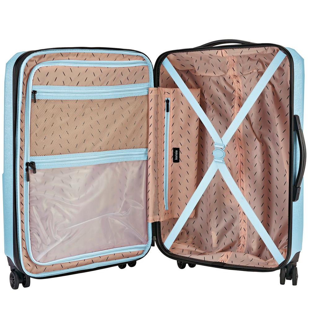 kensie luggage usb