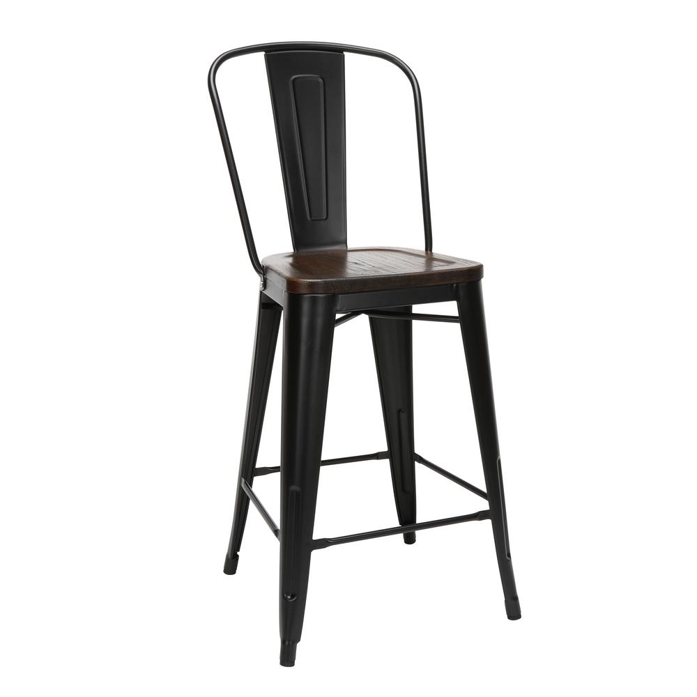 outdoor bar stools with high back