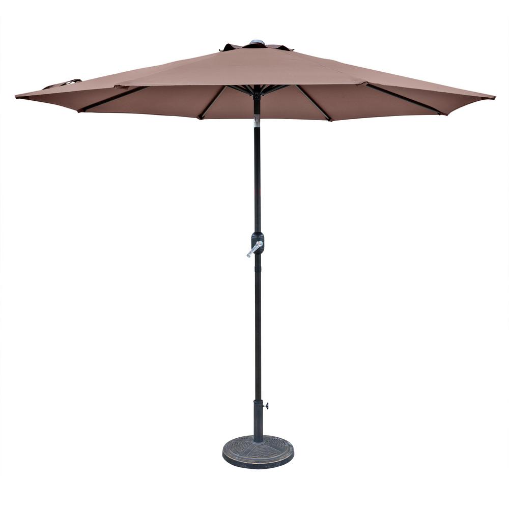 Island Umbrella Trinidad 9 ft. Aluminum Market Tilt Patio ... on {keyword}