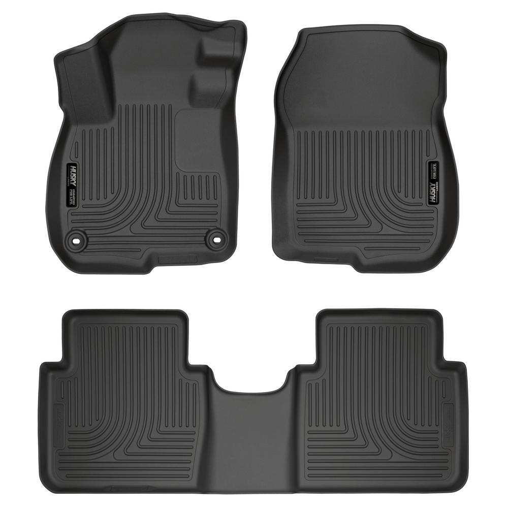 Husky Liners Front 2nd Seat Floor Fits 17 18 Cr V 99401 Front 2nd Seat Floor Liners Fits 17 18 Cr V