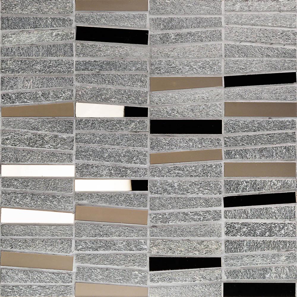 Mirrored Mosaic Tile The Home Depot Reflection Tzoid Bronze 11 73 In X 14 29 9 Mm Quartz And Mirror