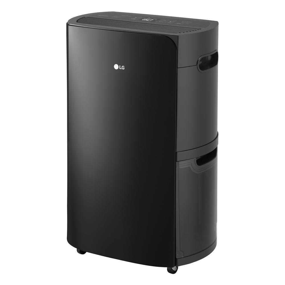 LG PuriCare 50-Pint Dehumidifier with Pump and Wi-Fi in Black