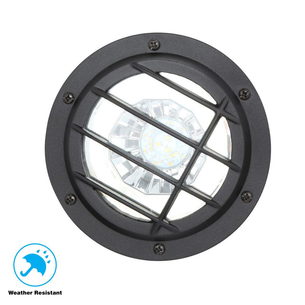 Well Lights Hampton Bay Landscape Lighting Outdoor Low Voltage Black Outdoor Integrated Led Landscape Well Light