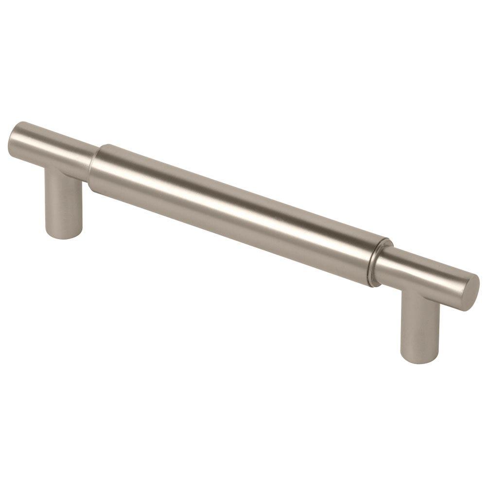 Liberty Modern Metal 5-1/16 in. (128mm) Stainless Steel Cabinet Pull Liberty Stainless Steel Cabinet Pulls