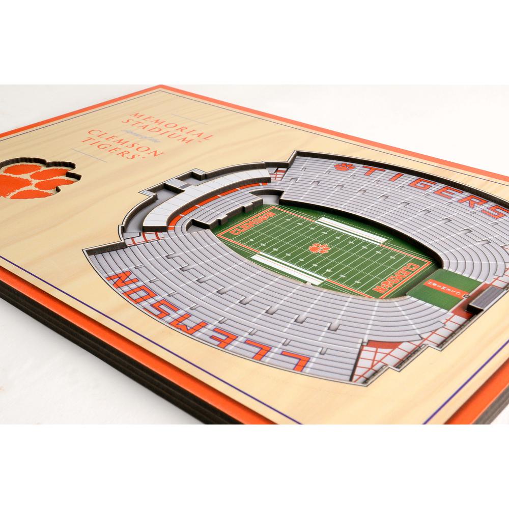 Youthefan Ncaa Clemson Tigers 3d Stadiumviews Desktop