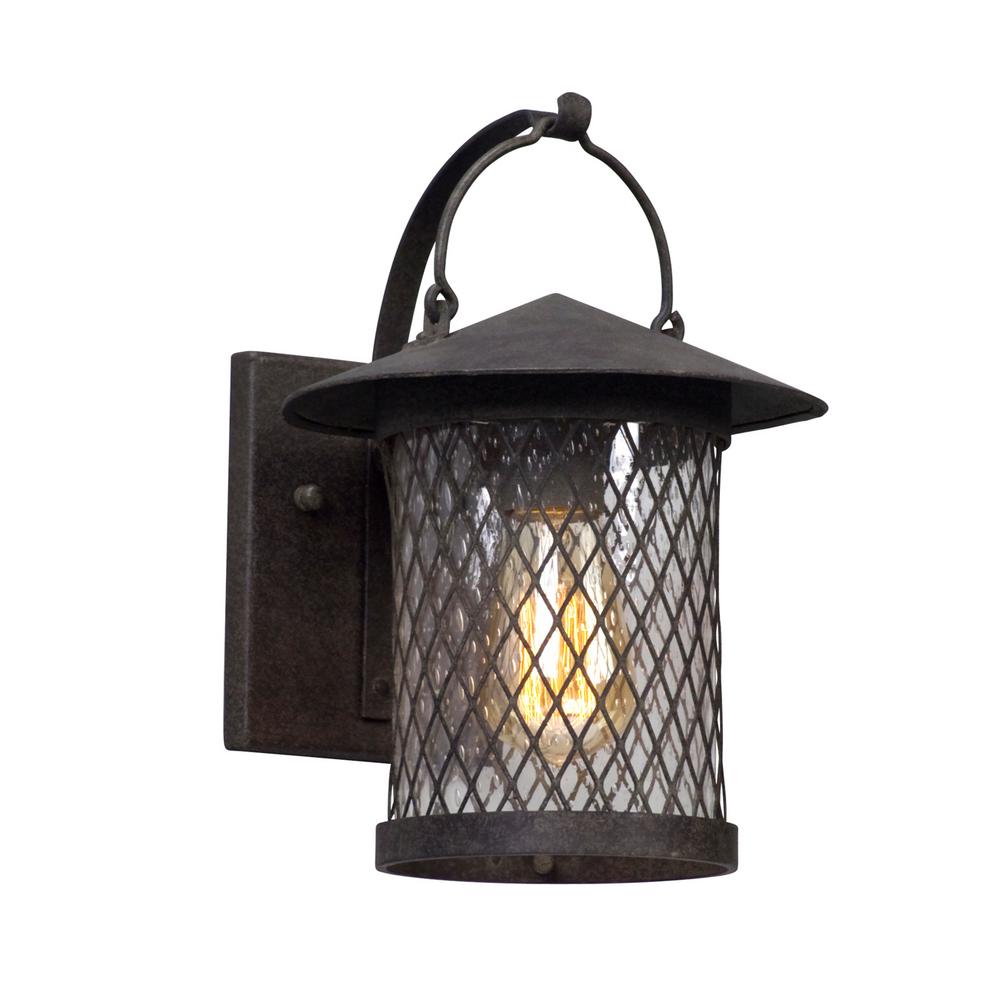 Special Values Incandescent Transitional Outdoor Lighting Altamont French Iron Outdoor Wall Mount Sconce