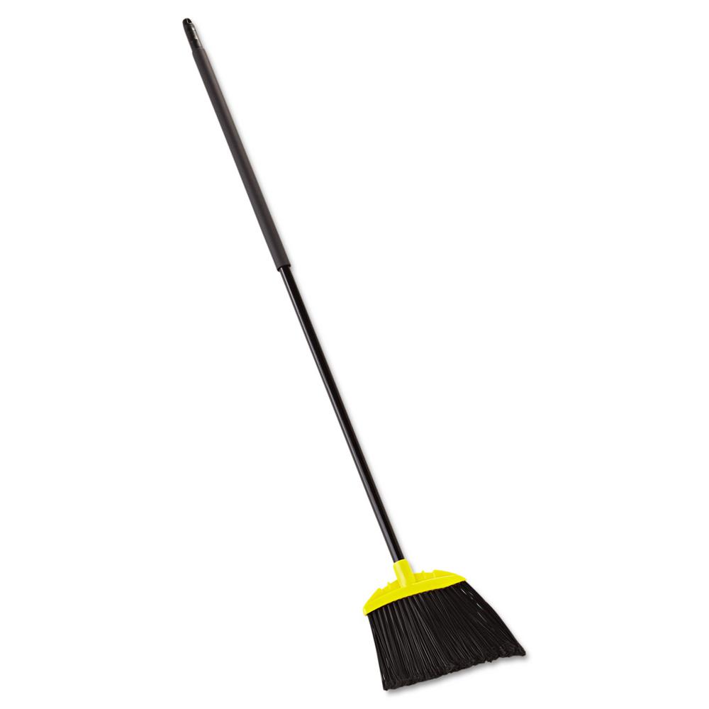 Rubbermaid Commercial Products 46 in. Handle Jumbo Smooth Sweep Angled Broom in Black/Yellow (6
