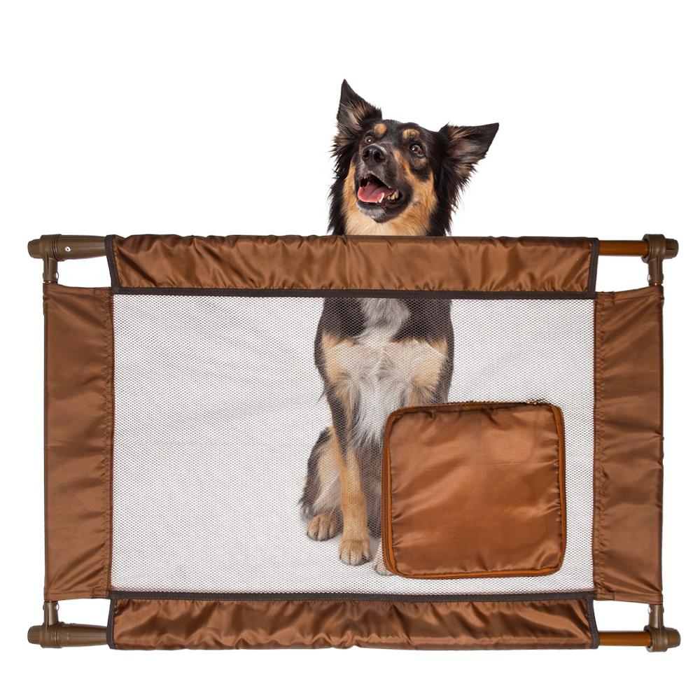 Pet Life Brown Porta Gate Travel Collapsible And Adjustable