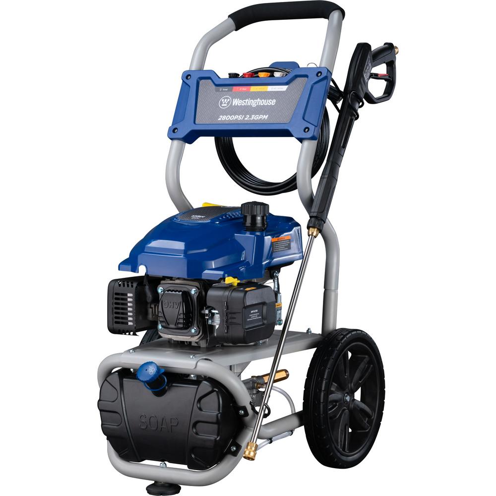 Westinghouse 2800 Psi 2 3 Gpm 173 Cc Gas Pressure Washer Westinghouse 2800 Psi 2 3 Gpm 173 Cc Gas Pressure Washer
