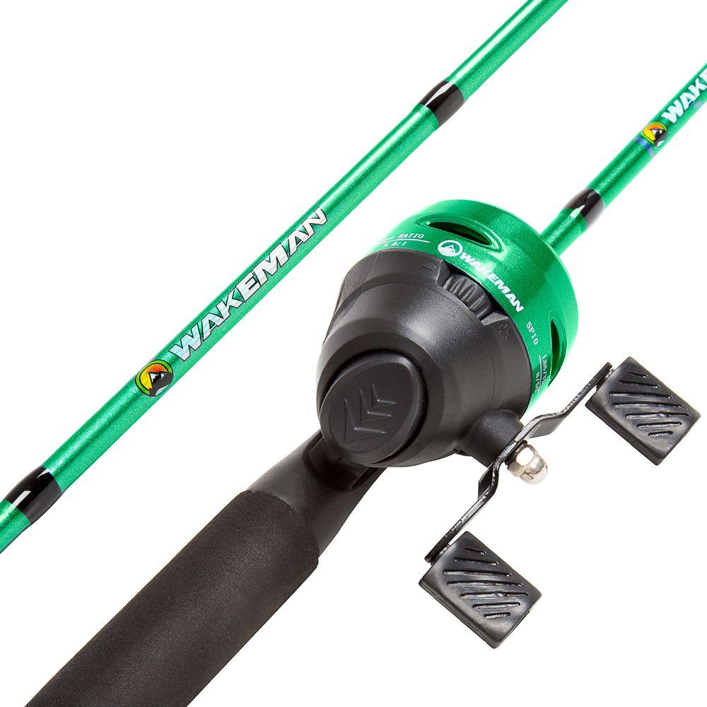 closed reel fishing pole