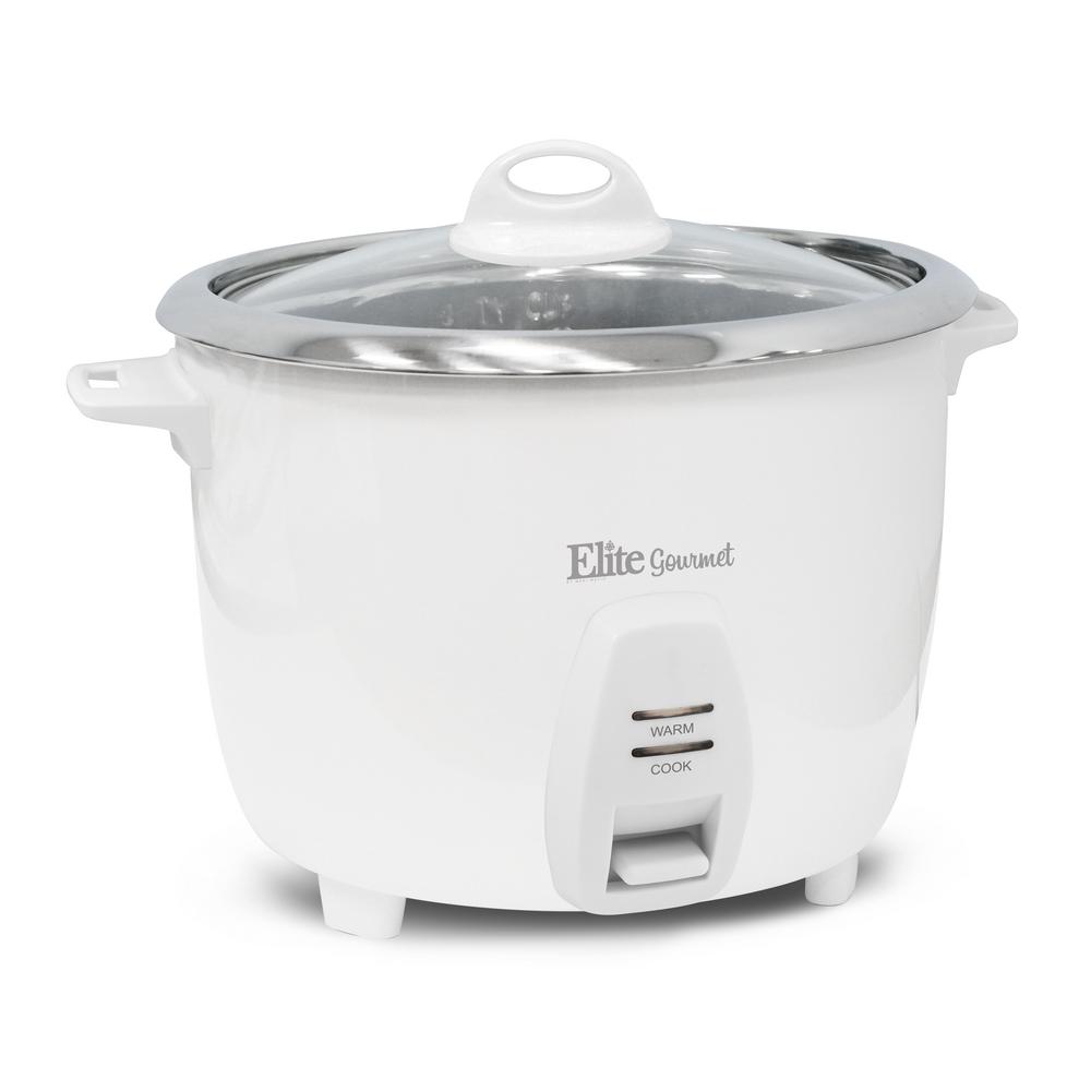 Elite Platinum 10 Cup Rice Cooker with Stainless Steel Cooking PotERC