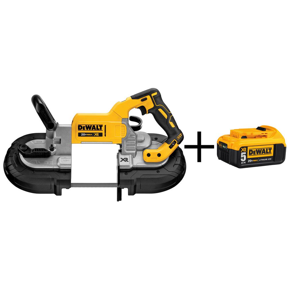 DEWALT 18-Volt NiCd Cordless Band Saw (Tool-Only)-DCS370B - The ...