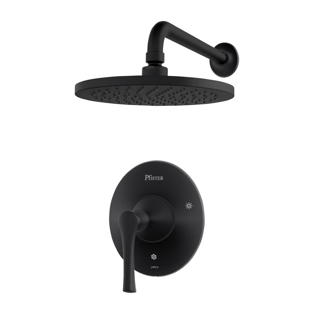 Pfister Rhen 1Handle Shower Only Trim Kit in Matte Black (Valve Not