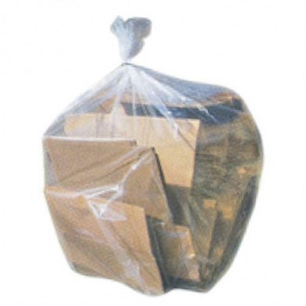 clear wastebasket bags